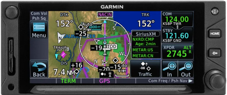 Garmin GTN™ 635Xi, GPS/COMM/MFD