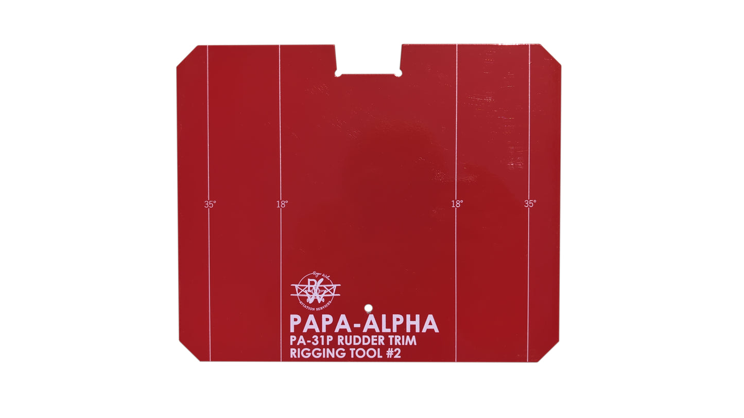 Papa-Alpha PA-31 Rudder Trim Rigging Tool