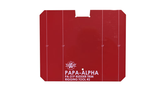 Papa-Alpha PA-31 Rudder Trim Rigging Tool